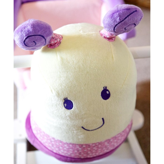 Качалка "Улитка", цвет розовый