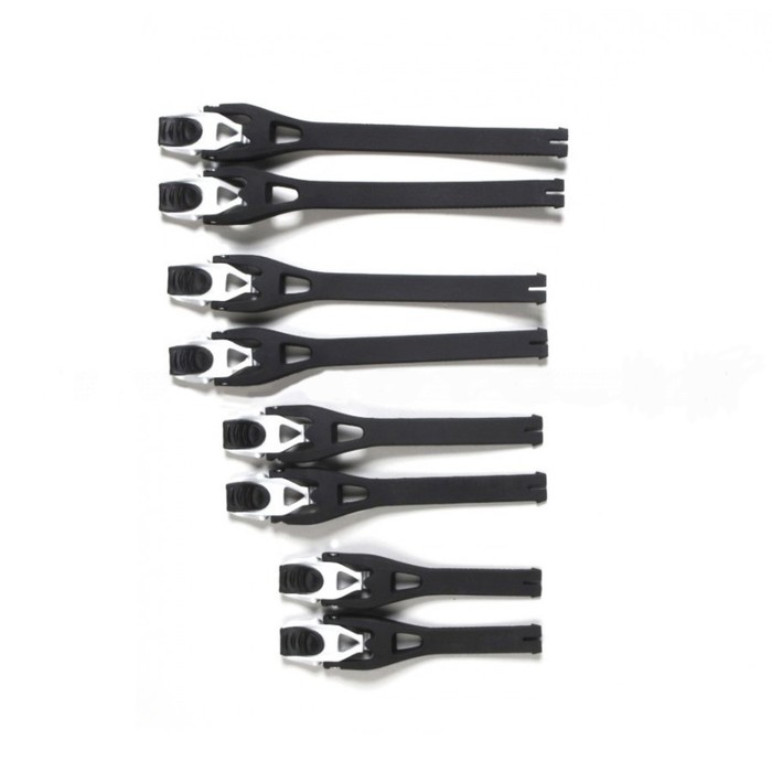 Стрепы к мотоботам Fox Comp 5 5Y/3Y Buckle/Strap Kit Black к-т 4 шт.