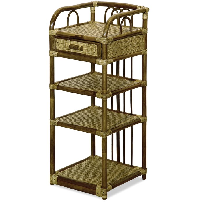 Тумба, натуральный ротанг, цвет олива, 13/07