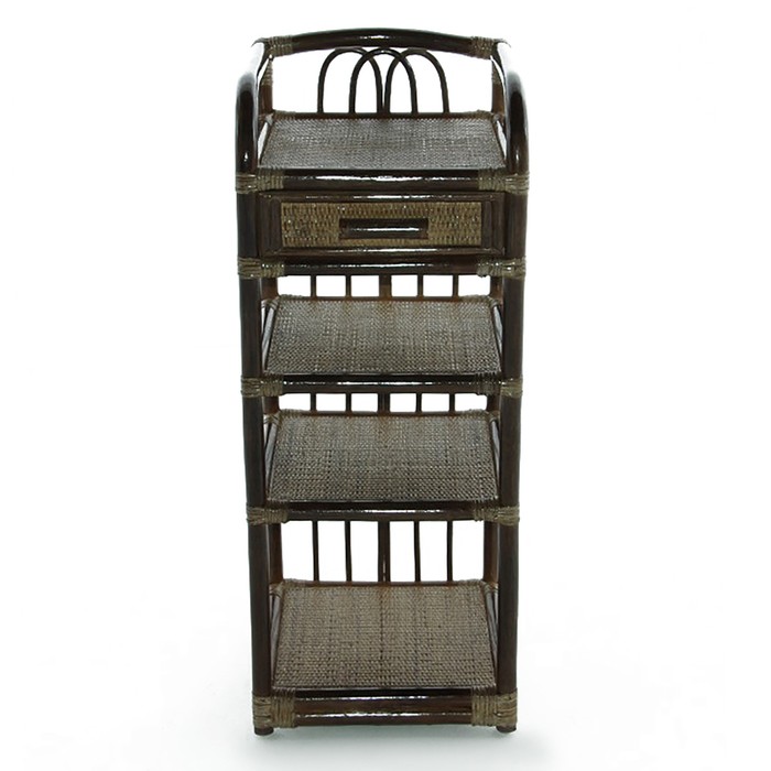 Тумба, натуральный ротанг, цвет тёмно-коньячный, 13/07