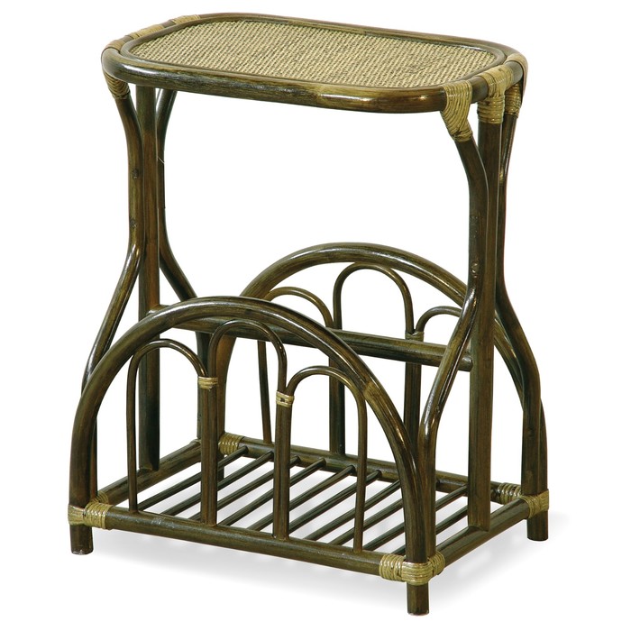 Стол, 46 х 46 х 59 см, натуральный ротанг, цвет оливковый, 13/14