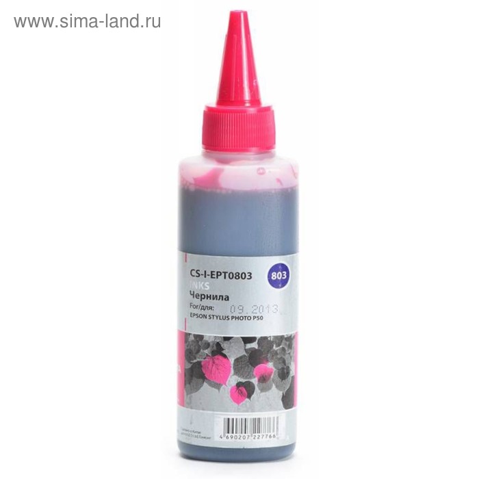 

Чернила Cactus CS-I-EPT0803 пурпурный 100мл для Epson StPh P50