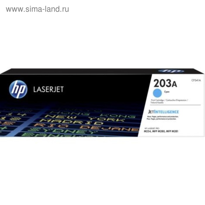 

Картридж HP 203A CF541A для M254/280/281 (1300k), голубой