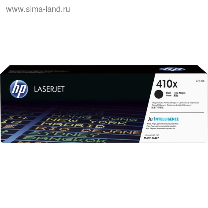 

Картридж HP 410X CF410X для LJ Pro M452/M477 (6500k), черный