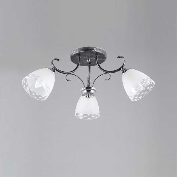 Люстра "Савия" 5х60WxE27 черный-хром