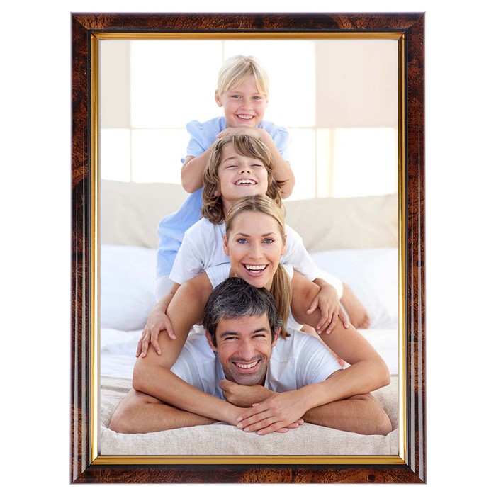 Фоторамка "Элегант" тёмный орех, А5, 15х21см