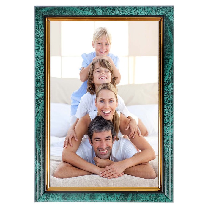 Фоторамка "Элегант" малахит, А6, 10х15см