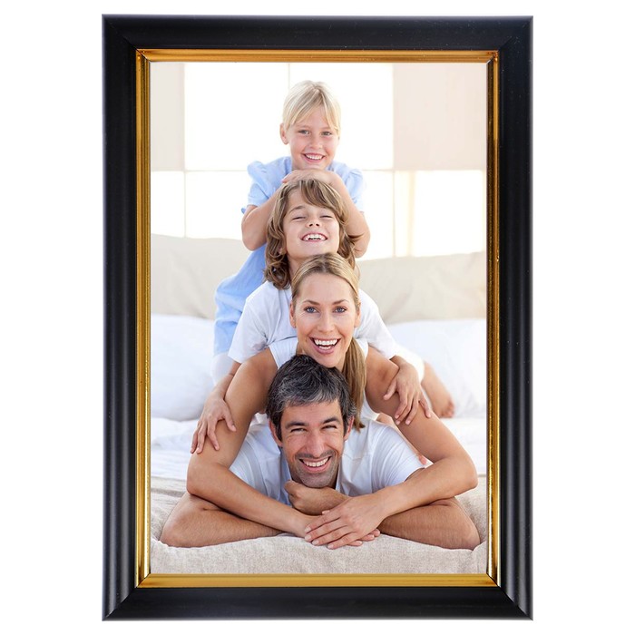 Фоторамка "Элегант" чёрная, А6, 10х15см