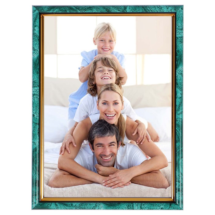 Фоторамка "Элегант" малахит, А5, 15х21см