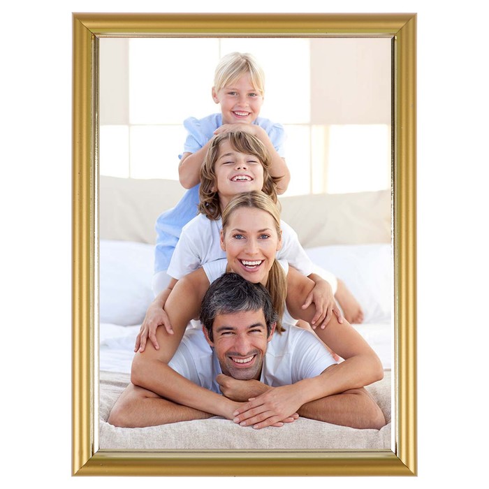 Фоторамка "Элегант" золотая, А5, 15х21см