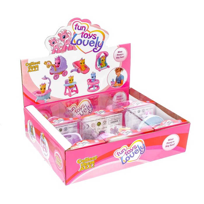Пони "Малышка" с аксессуарами, МИКС