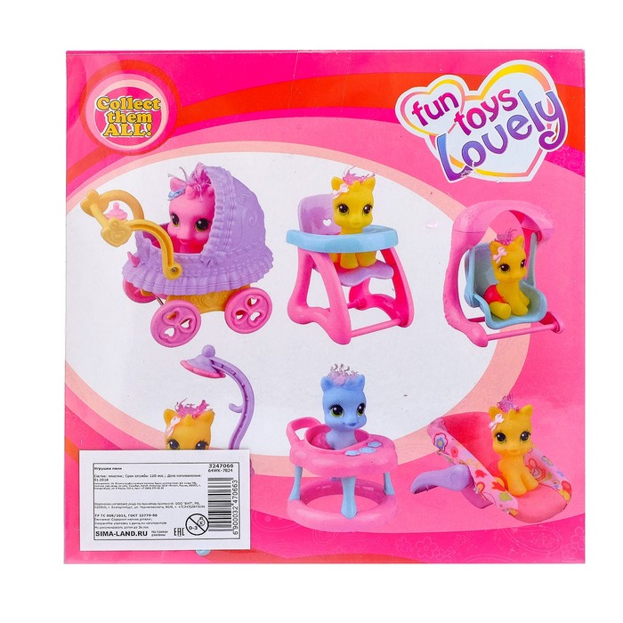 Пони "Малышка" с аксессуарами, МИКС