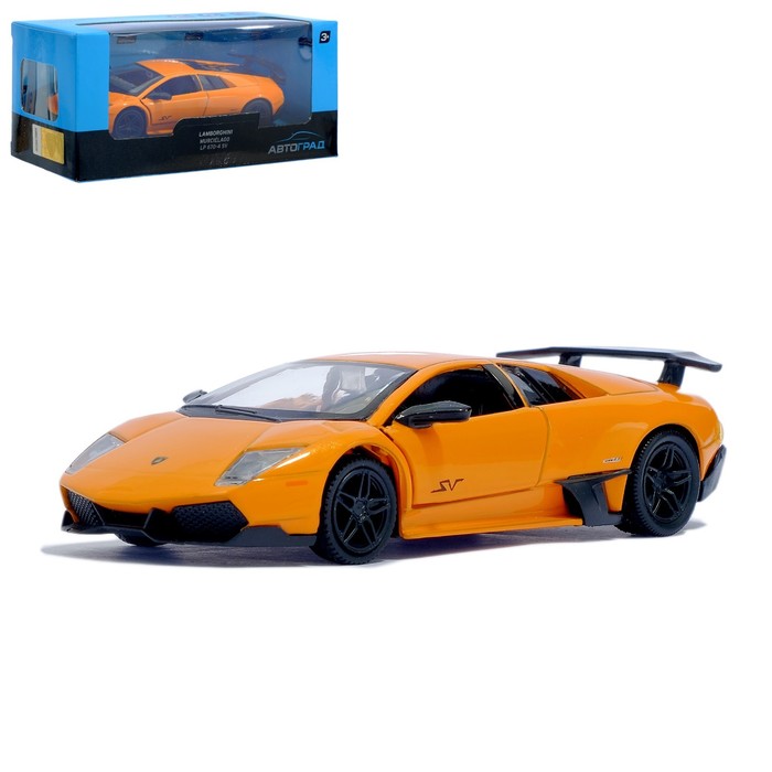 Машина металлическая "LAMBORGHINI MURCIELAGO LP 670-4 SV", масштаб 1:32, инерция, МИКС