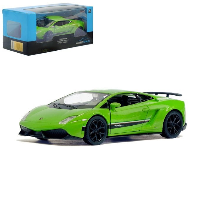 Машина металлическая "LAMBORGHINI GALLARDO LP 570-4 SUPERLEGGERA", 1:32, инерция, МИКС