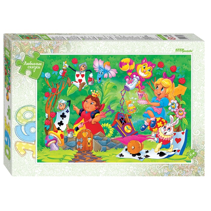 Пазлы "Алиса в стране чудес", 160 элементов