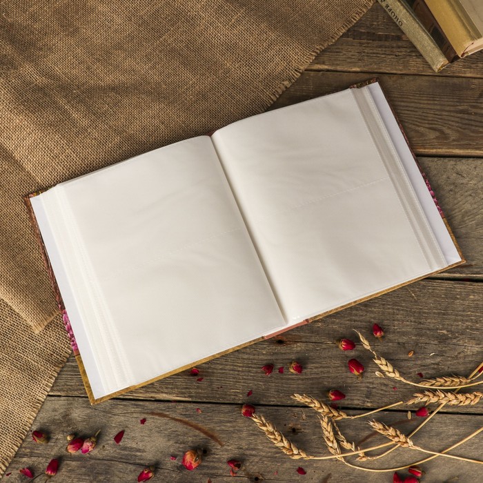 Фотоальбом на 200 фото 10х15 см "Цветочная аллея" 23х18х5,5 см