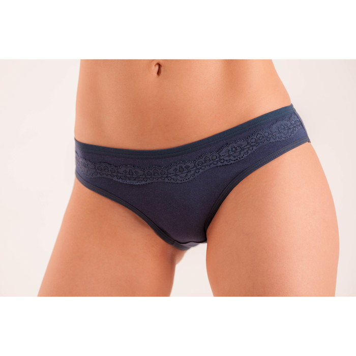 Трусы женские слипы si00440 цвет тёмно-синий, р-р 48 (L)