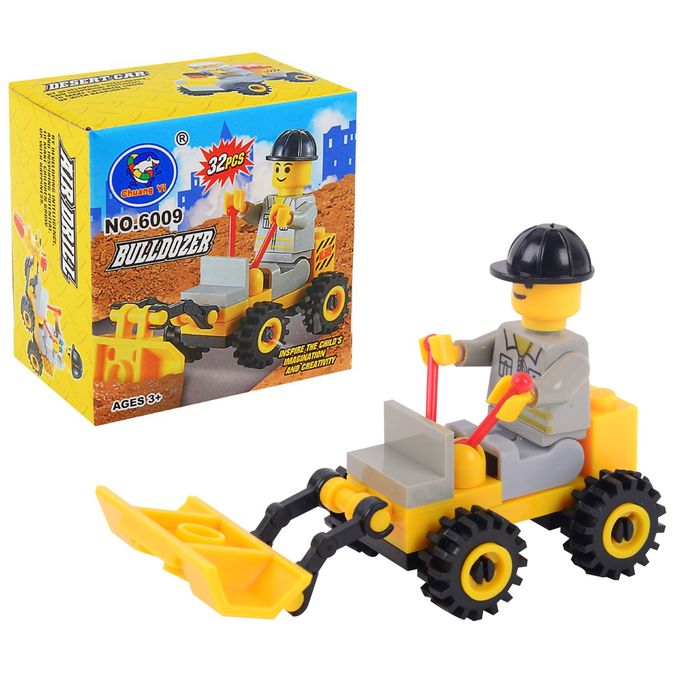 Конструктор «Бульдозер», 32 детали