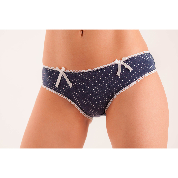 Трусы женские слипы si00431 цвет тёмно-синий, р-р 46 (M)