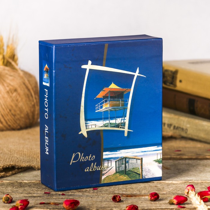 Фотоальбом на 40 фото 10х15 см "Домик у моря" в коробке МИКС 17х14х4,8 см