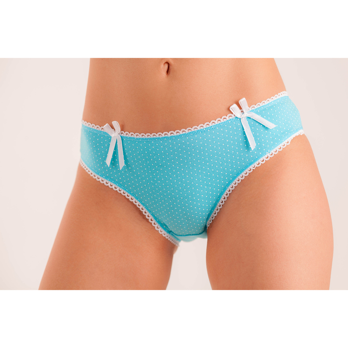 Набор трусов женских слипы (2 шт) si00551 цвет т.синий/голубой, р-р 46 (M)