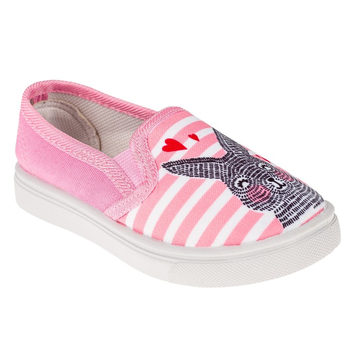 Слипоны детские Крошка Я "Зайка", р-р. 25