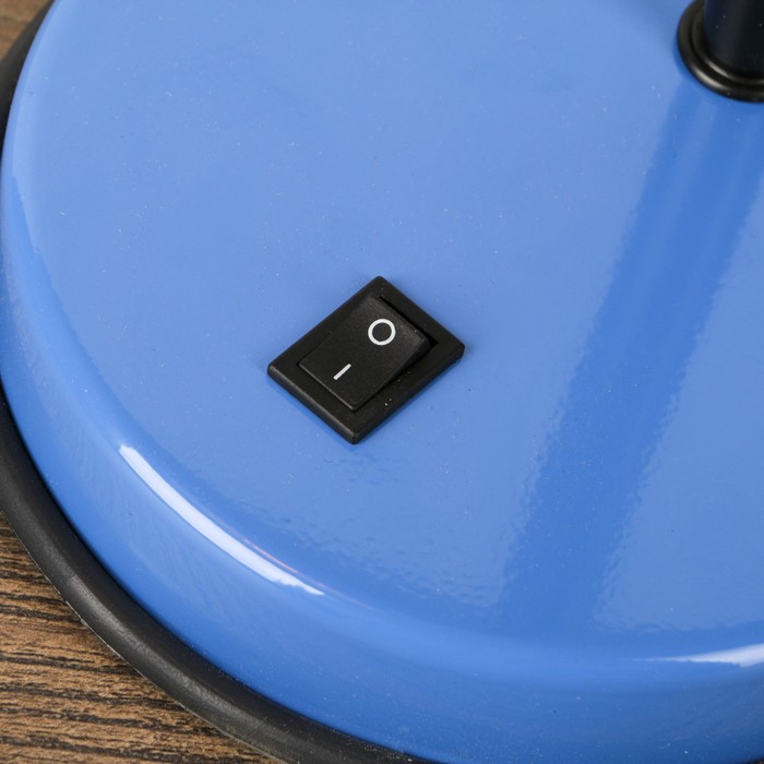 Светильник настольный 1х60Вт E27 голубая лазурь