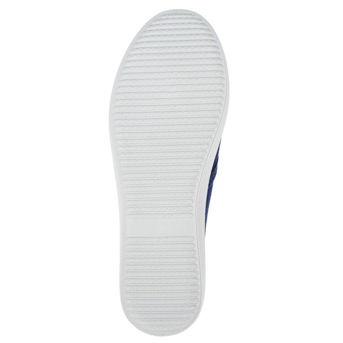 Слипоны KAFTAN женские с наклейкой "Hello time", синий, 35 р-р