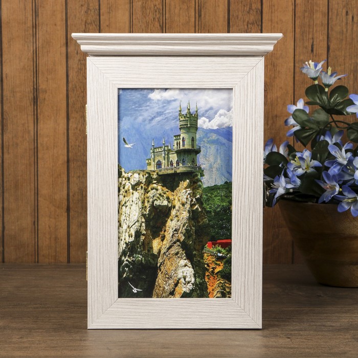 Ключница "Ласточкино гнездо" молочный дуб 18х30х6 см