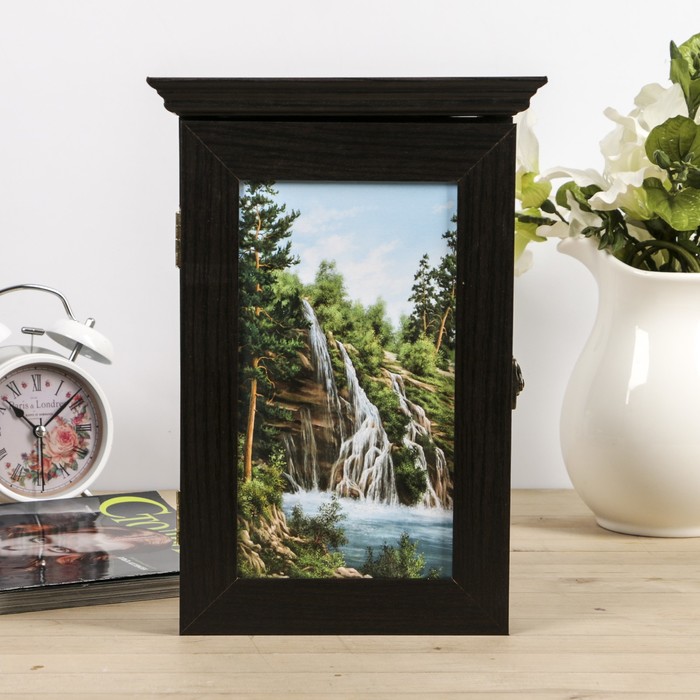 Ключница "Водопад" венге 18х30х6 см