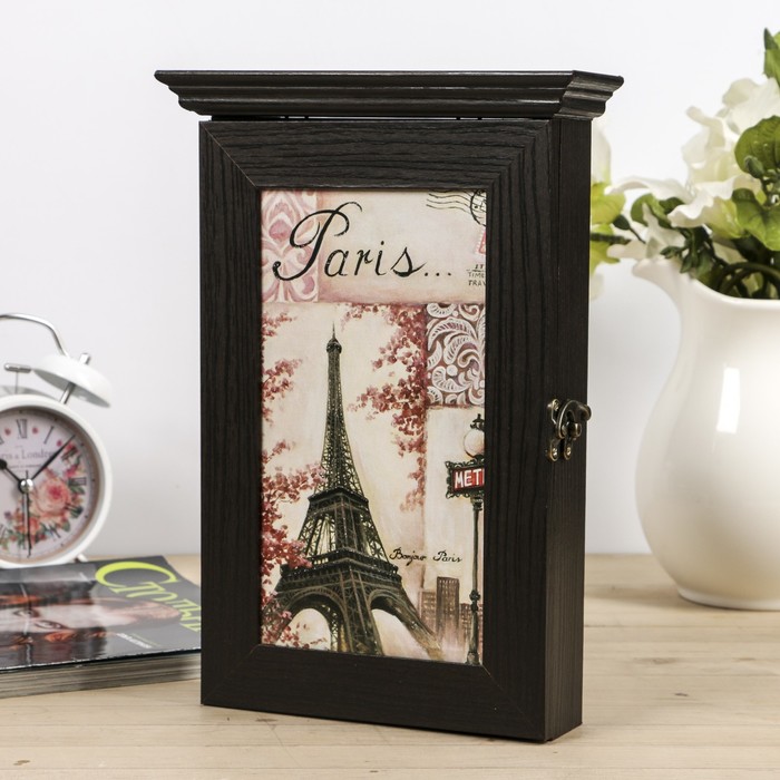 Ключница Bonjuor Paris венге 18х30х6 см