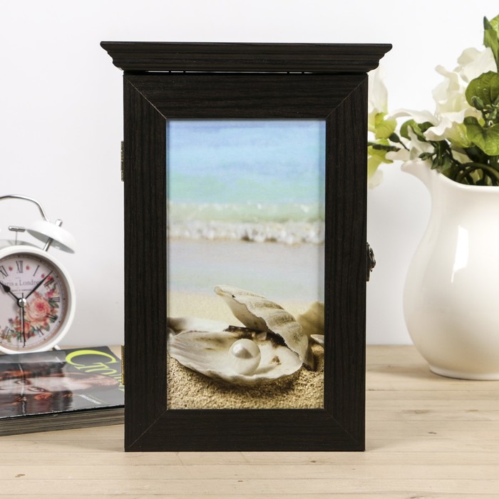 Ключница "Жемчужина" венге 18х30х6 см