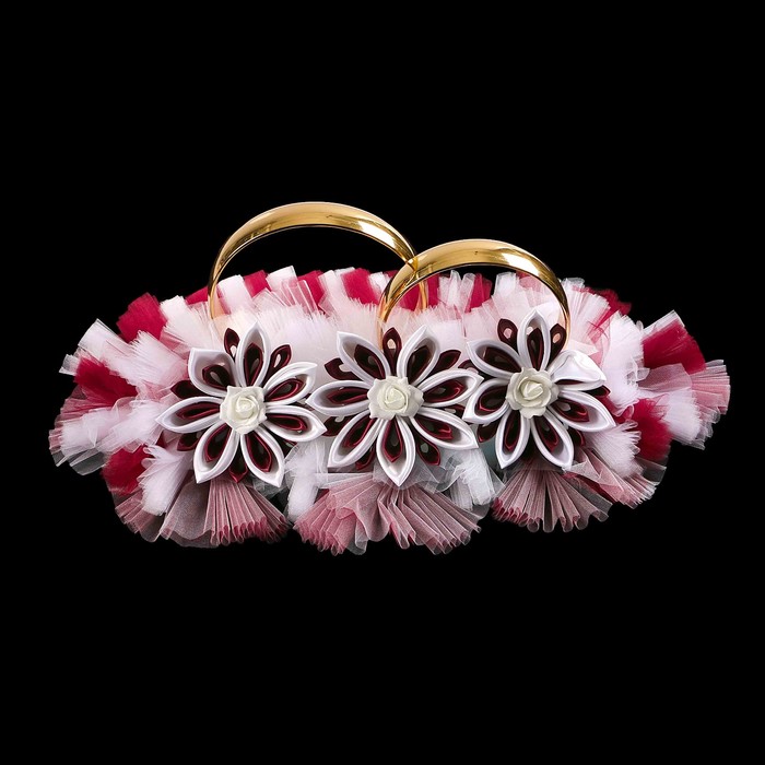 Комплект на авто "Канзаши", марсала