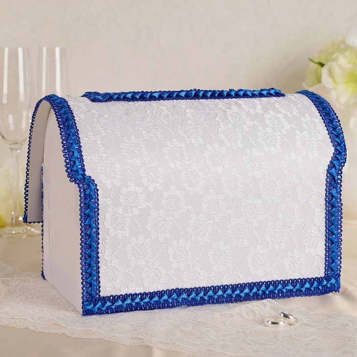 Семейный банк "Элит", малый, открывающийся, синий