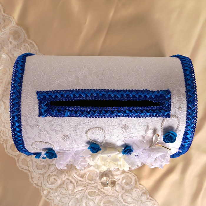 Семейный банк "Элит", малый, открывающийся, синий