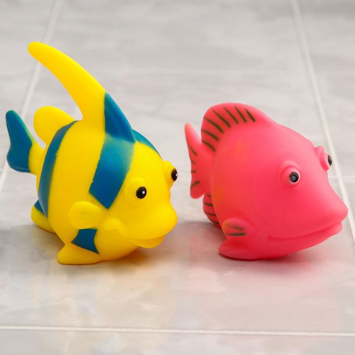 Набор игрушек для ванны «Рыбки», 2 шт.