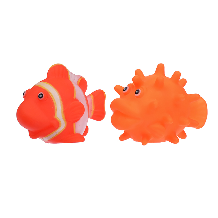 Набор игрушек для ванны «Рыбки», 2 шт.