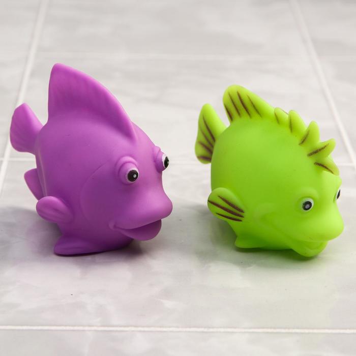 Набор игрушек для ванны «Рыбки», 2 шт.