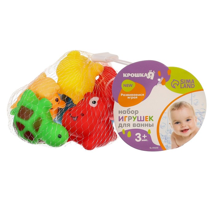 Набор игрушек для купания, 6 шт.