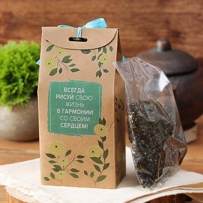 Черный чай лимон и мята "Гармония души", 50 г