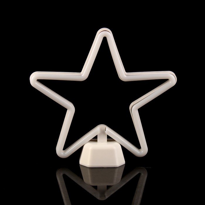 Ночник пластик "Звездочка" диодная лента 3АА (не в комплекте)15,2х7,1х24,6