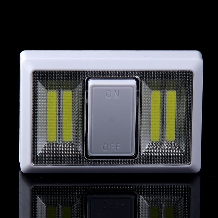 Ночник пластик "Мега включатель" LED 3ААА 11,5х2,5х7,5