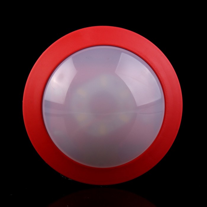 Ночник пластик 3 режима "Летающая тарелка" 6 диодов 3ААА МИКС 9х4х4