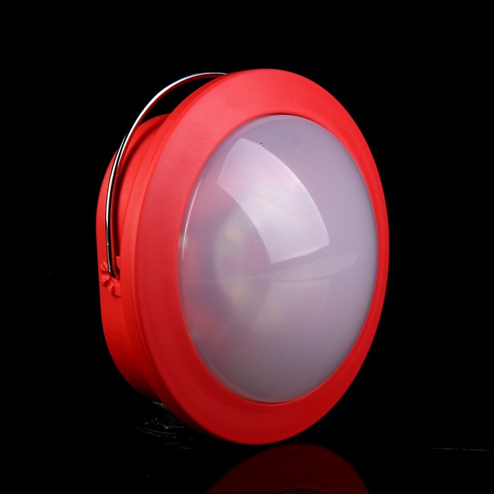 Ночник пластик 3 режима "Летающая тарелка" 6 диодов 3ААА МИКС 9х4х4