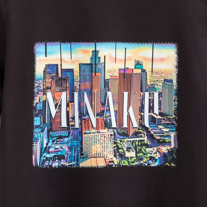 Платье женское MINAKU, "Город", размер 52, цвет чёрный