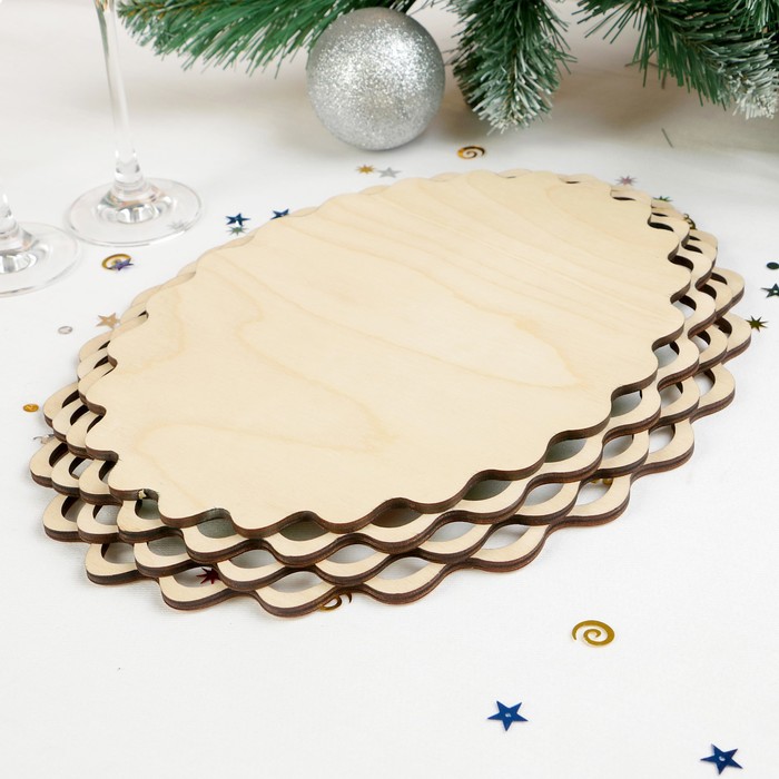 Поднос «Свинка», благополучия и достатка в дом!, 33,5×24,8 см