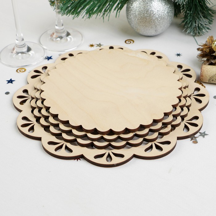 Поднос «Хрюши за столом», D = 24 см