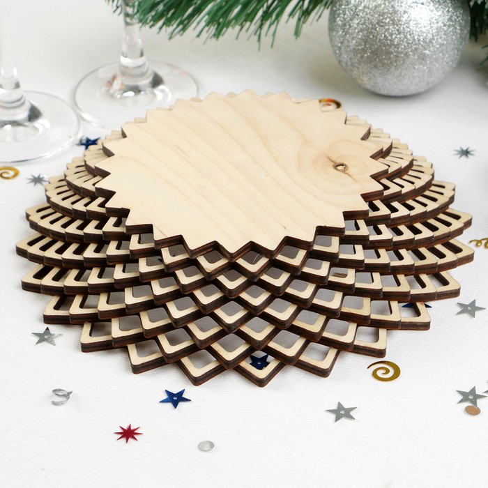 Сухарница «Хрюши за столом», 20×20×4 см