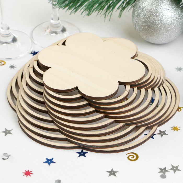 Сухарница «Свинки», хохлома, 19,5×19,5×4 см