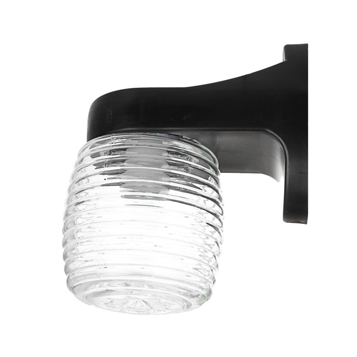 Светильник ЭЛЕТЕХ "Бочонок" 120 НБУ 06-60-02, проз./корпус черный, 220 В, IP44, настенный